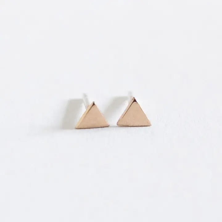Mini Triangle Earrings