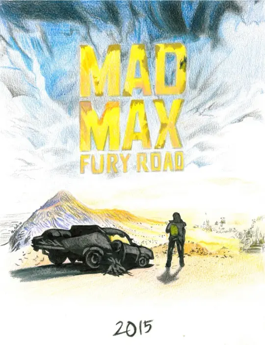 “A man reduced to a single instinct.” MAD MAX FURY ROAD Art Print