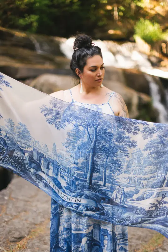 Let The Light In Studio Scarf