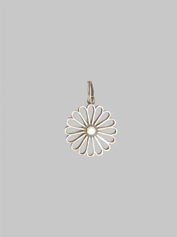 Kobashi Studio Kikumon "Sukashi" Charm Large Silver 925