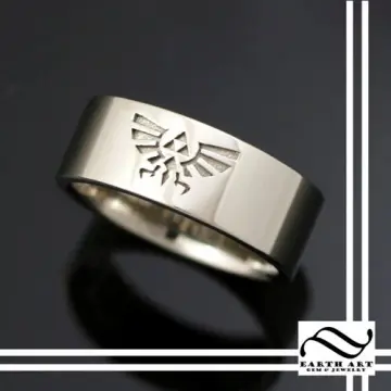 Hyrule Band - 8mm wide 14k Wedding Band