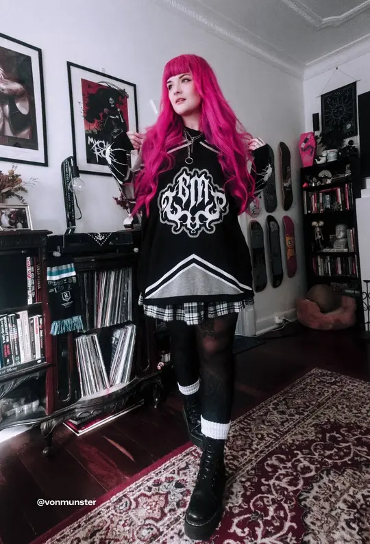 Anti-Love Club Lightweight Oversized V Neck Hockey Knit