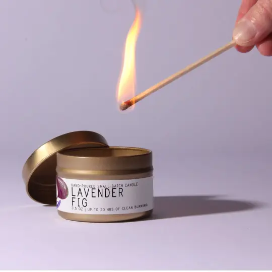 Lavender Fig Candle Tin 3.5 oz