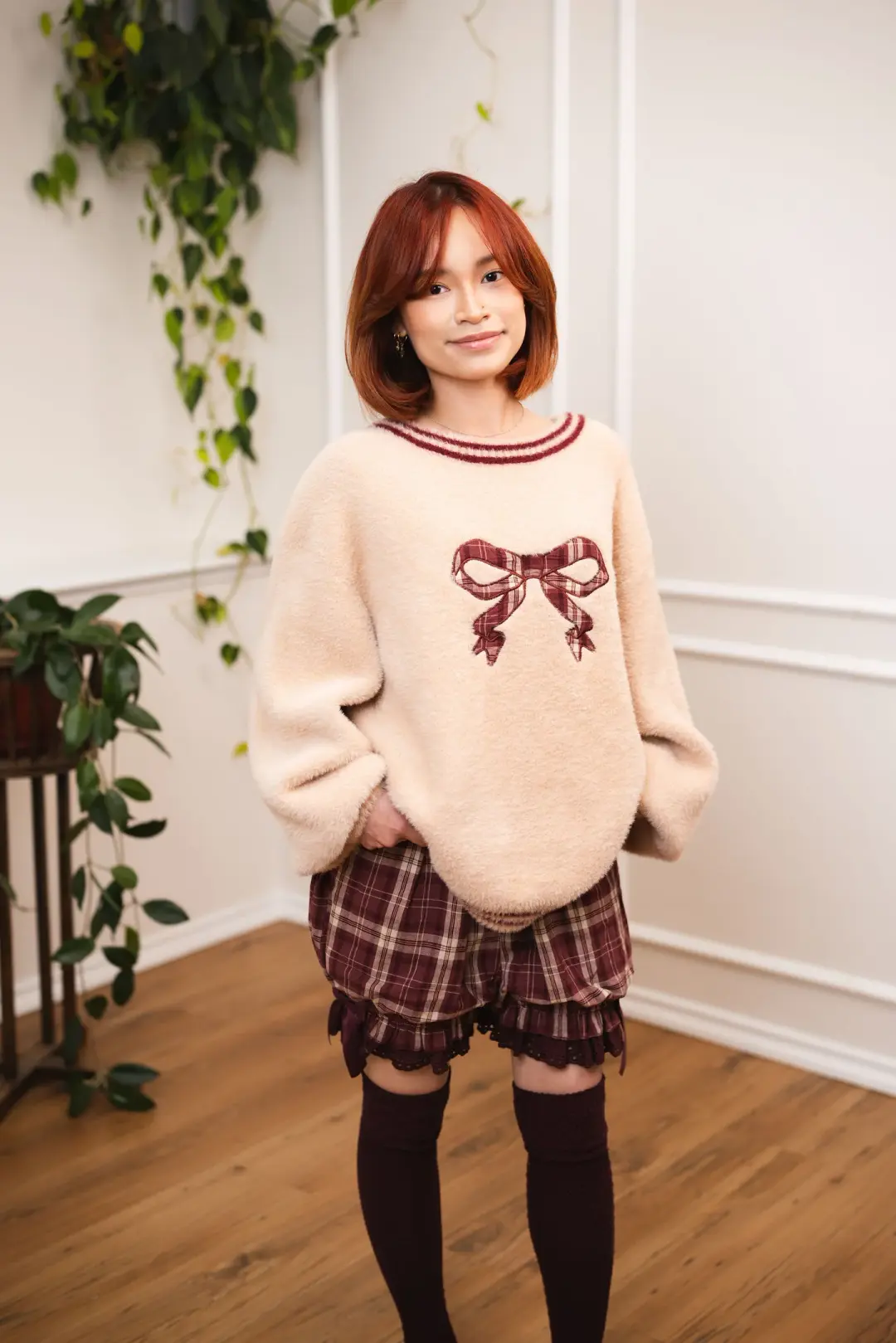 Fluffy Bow Sweater (Pre-Order)
