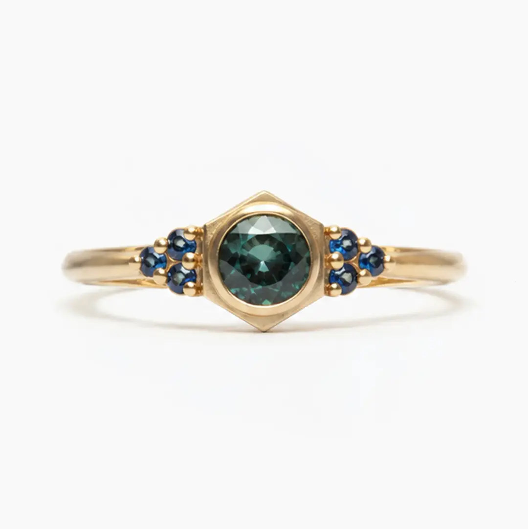 Sol ring - Blue Montana Sapphire