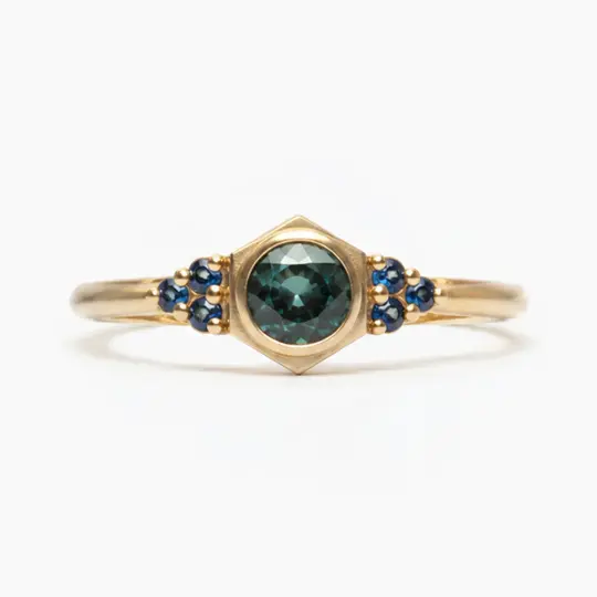 Sol ring - Blue Montana Sapphire
