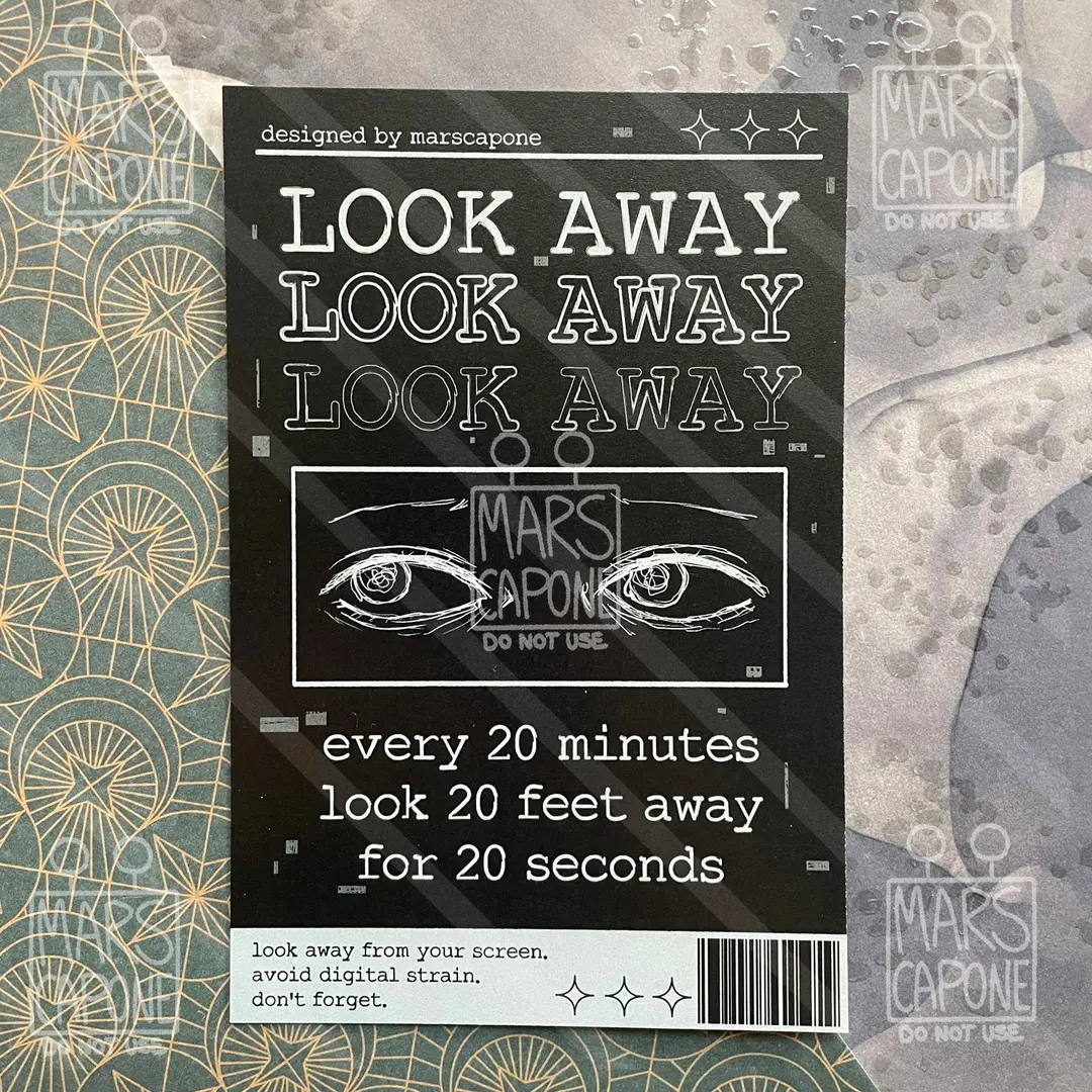 Look Away Print