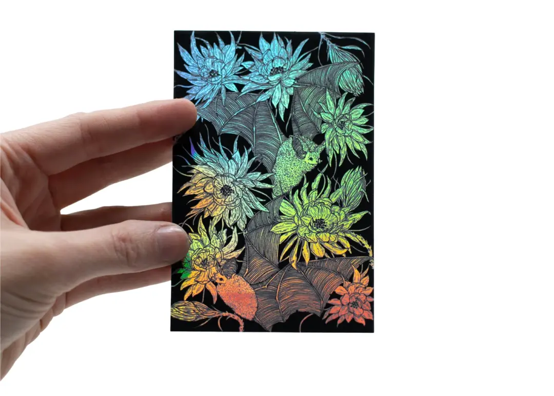 Bats and Cacti Sticker
