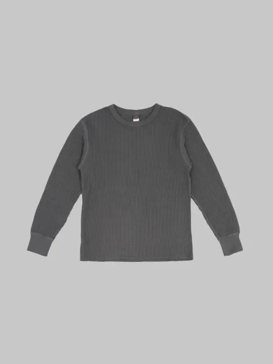 UES Thermal Big Waffle T-Shirt Steel Grey