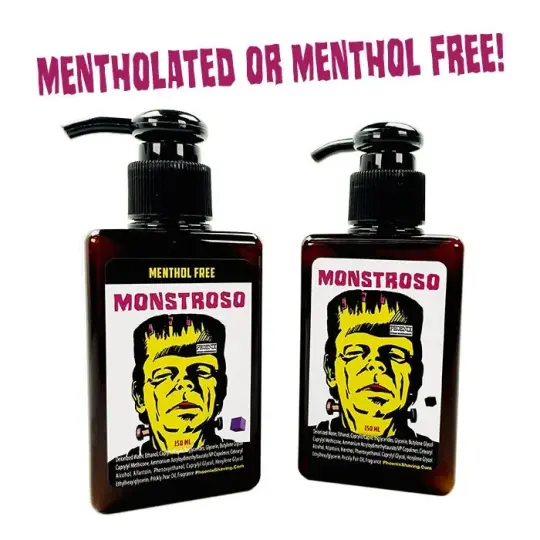 Monstroso Star Jelly Aftershave | Mentholated or Menthol Free! | An Otherworldly Fall Release!