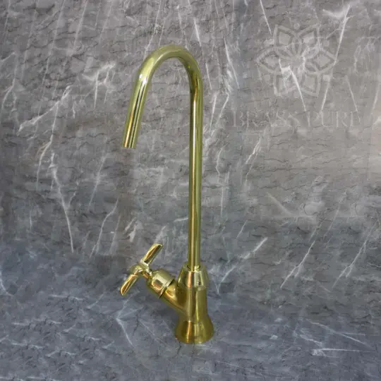 Unlacquered Brass Cold Water