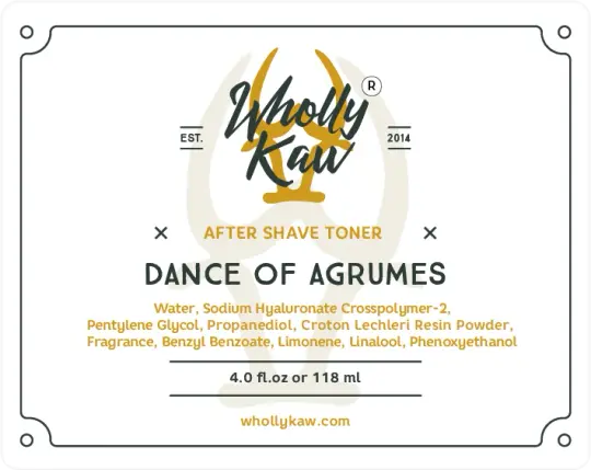 Dance of Agrumes After Shave Toner, Alcohol-Free