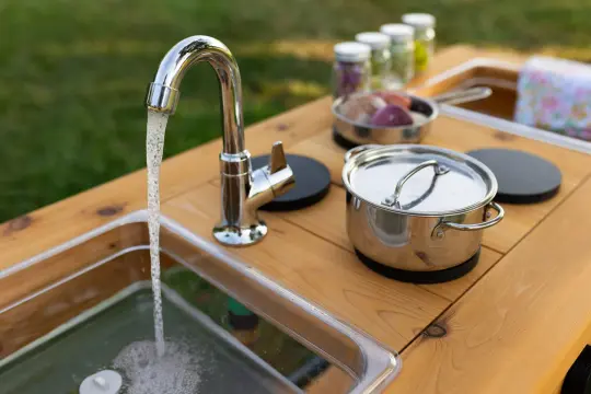 Add an Extra Faucet to a Kitchen (Plastic)
