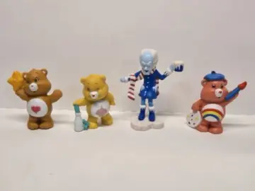 Vintage 1980's - Care Bears Mini PVC Figure Lot