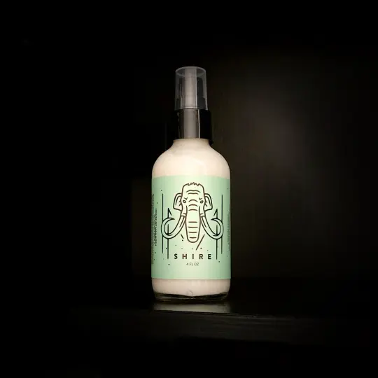 Shire aftershave balm with pump