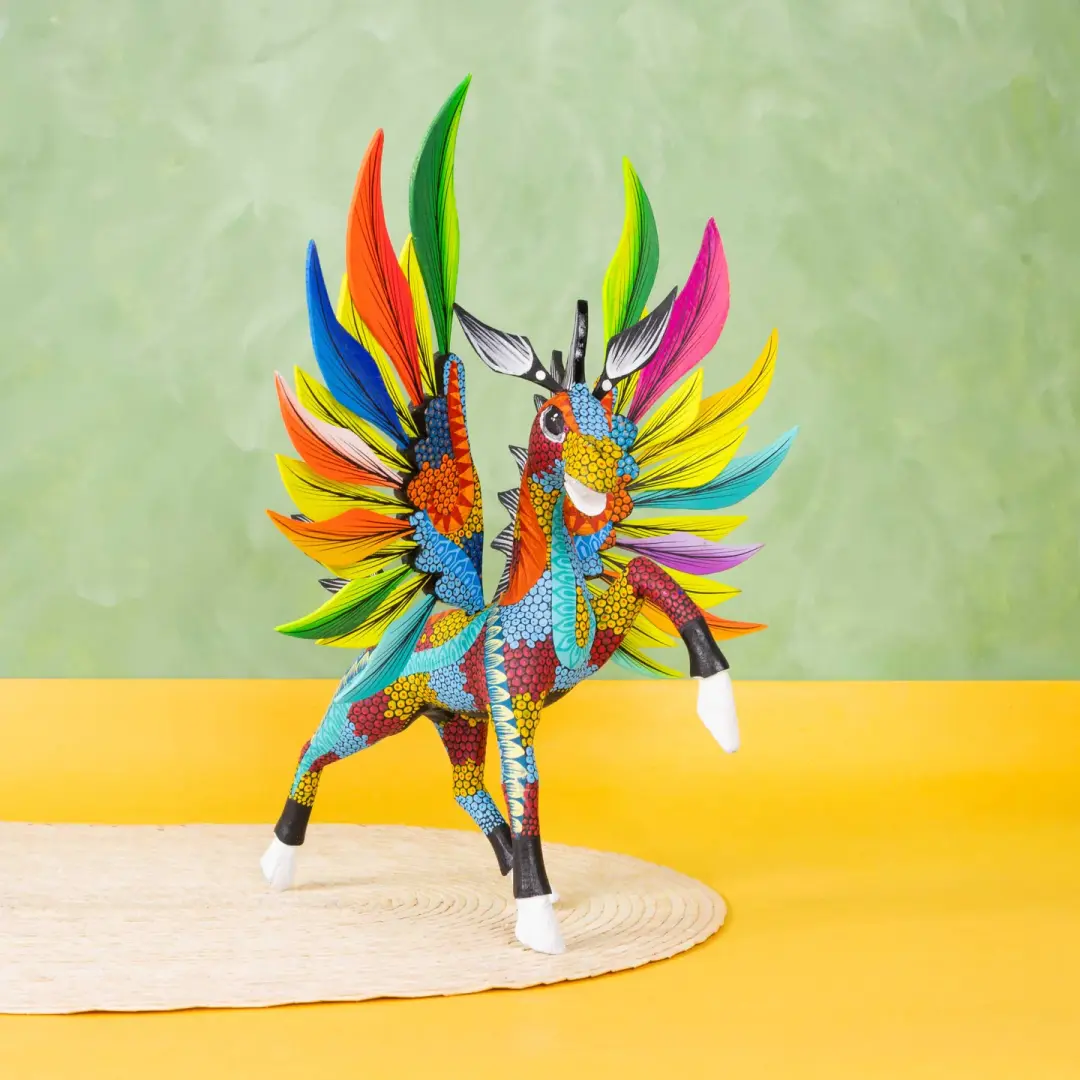 Colorful Pegasus Alebrije