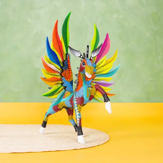 Colorful Pegasus Alebrije