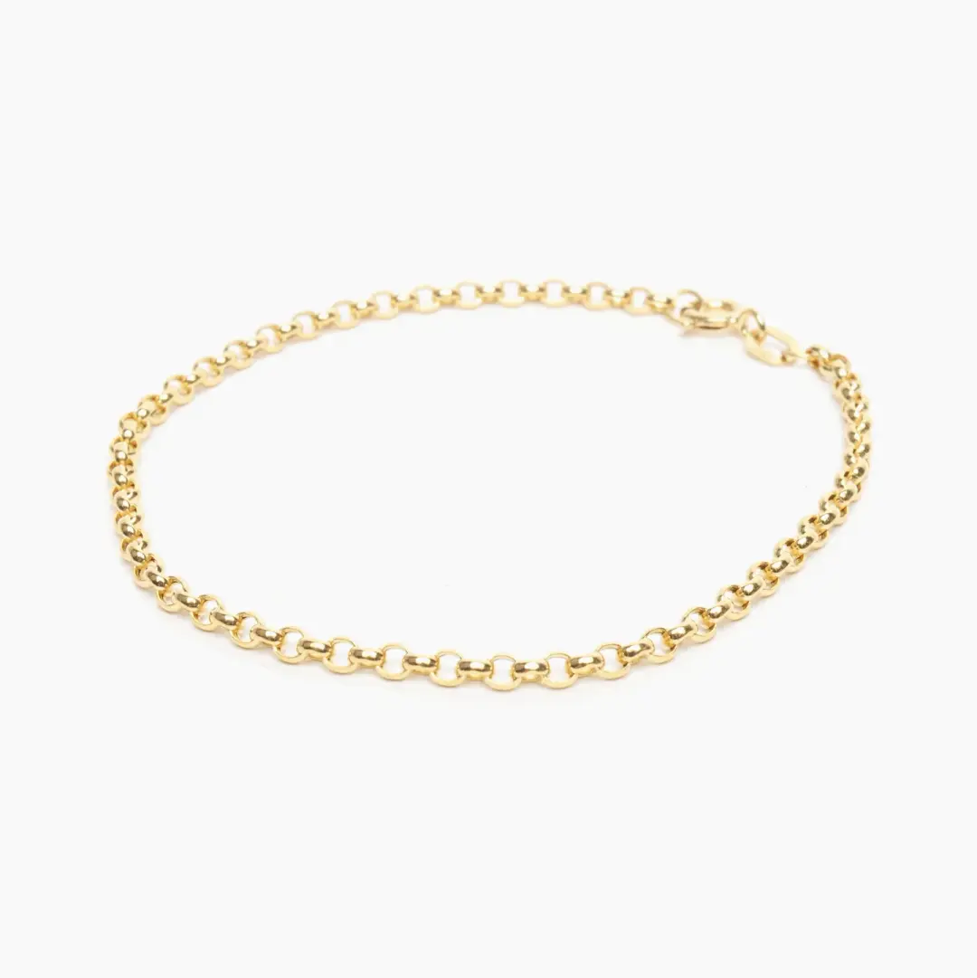 Gold Rolo Chain Bracelet