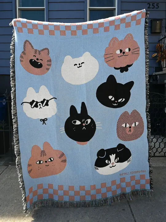 "CATS" Throw blanket