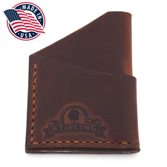 Card Wallet (Brown Threading)