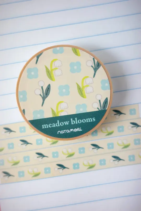 Meadow Blooms Skinny Washi Tape