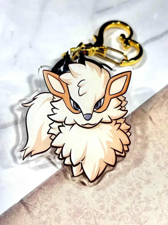 Fire Dog Keychain: Fanart | 2” Acrylic Charm