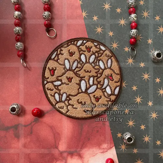 Silksong Fleas Iron-On Patch