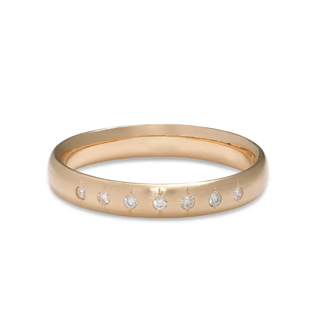 Aurum 14k Gold Vintage Style Band ring