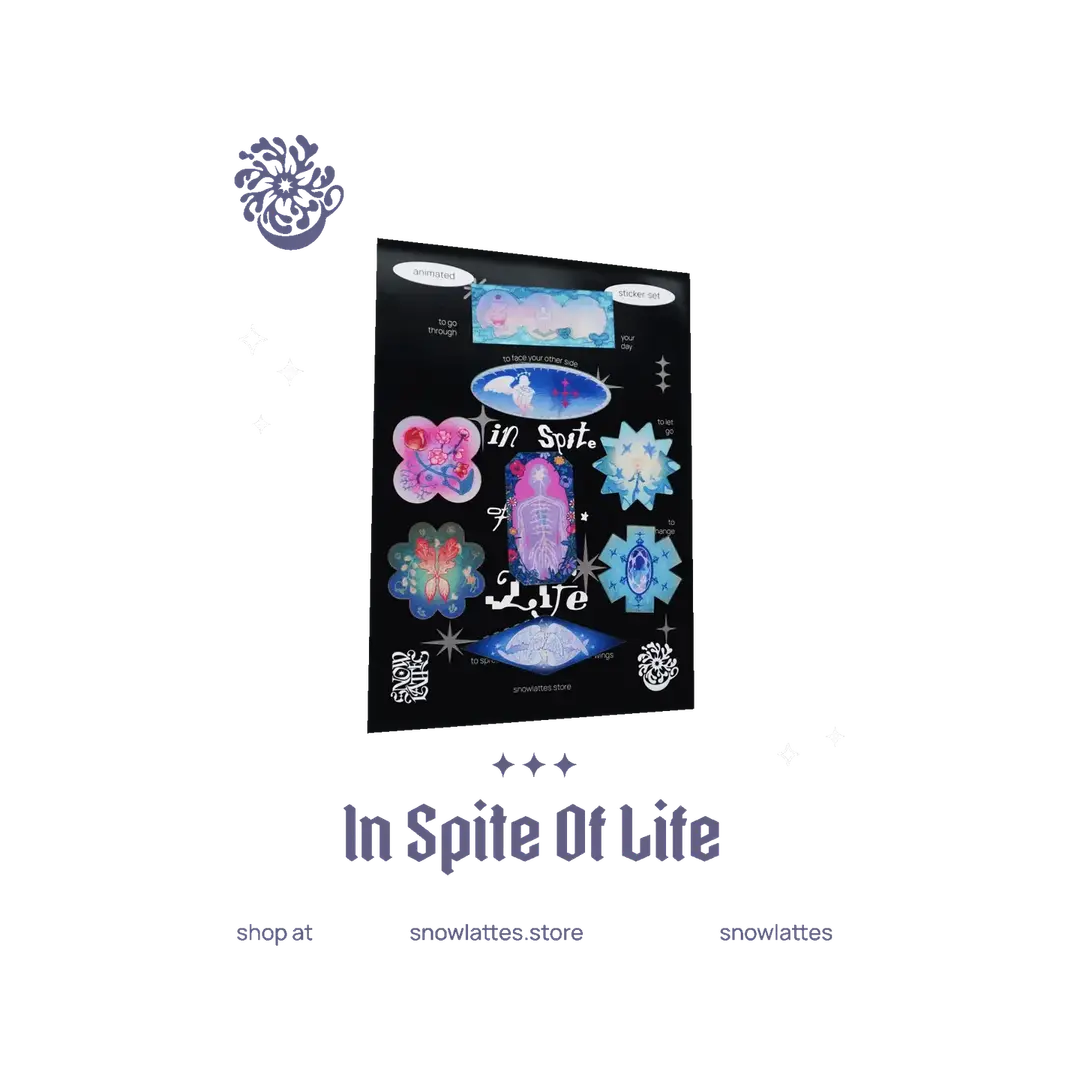 In Spite of Life Lenticular Stickers