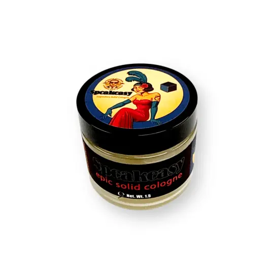 Speakeasy Solid Cologne | Contains Prickly Pear Oil | Unmistakably Classic!