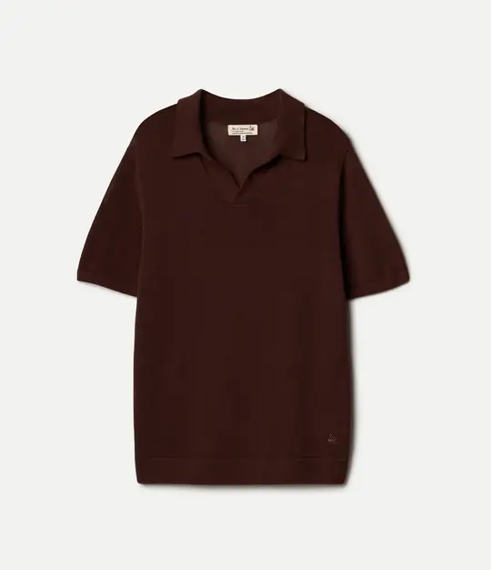 Cotton Short Sleeve Polo Shirt, All Plant-Based