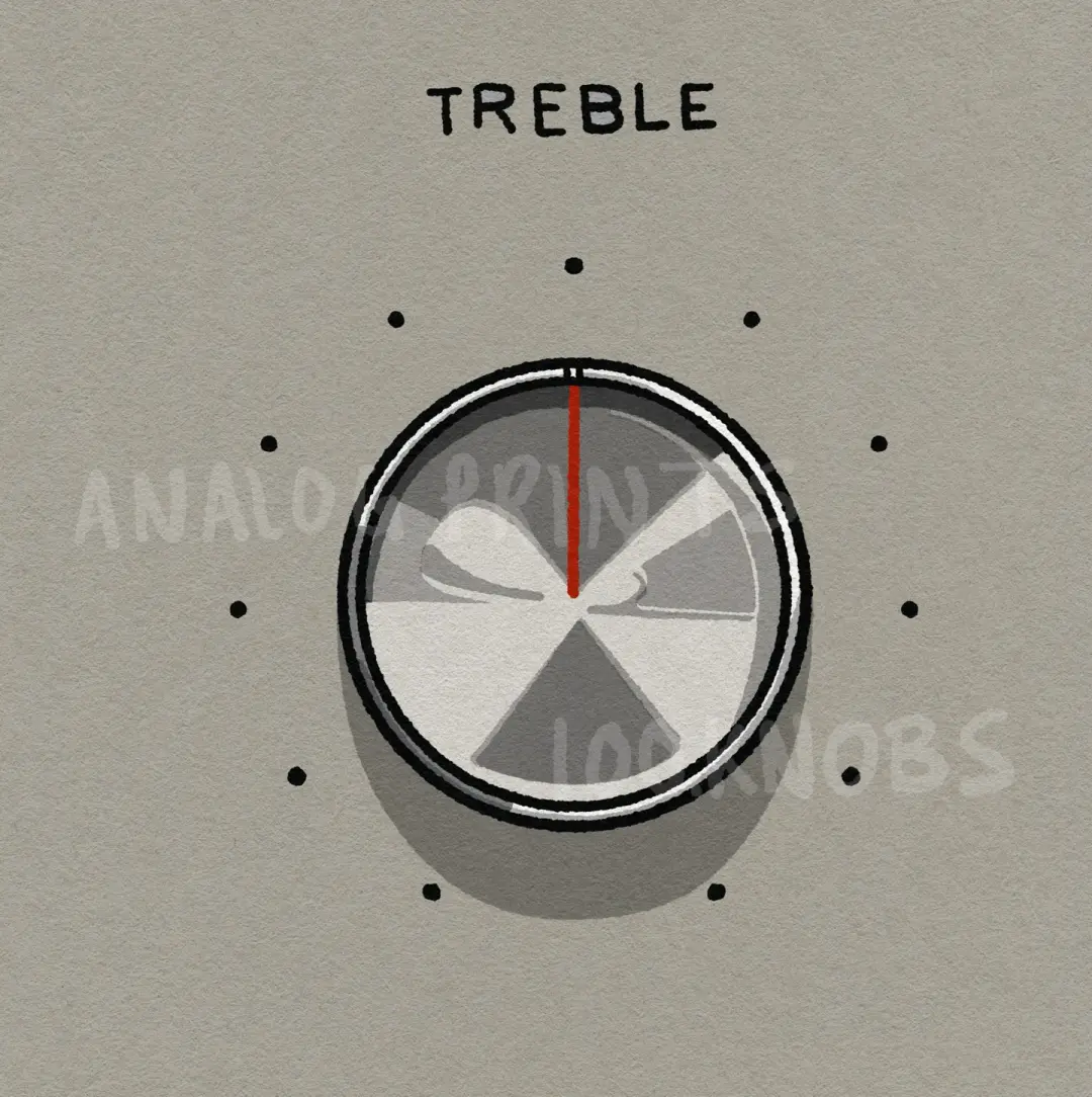 #100knobs 81/100 1484 Treble Control