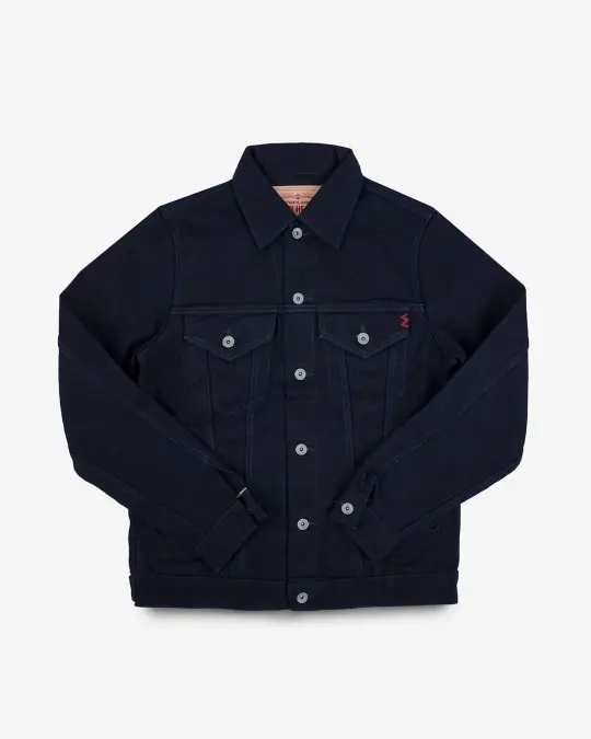 14oz Selvedge Denim Modified Type III Jacket - Indigo/Black