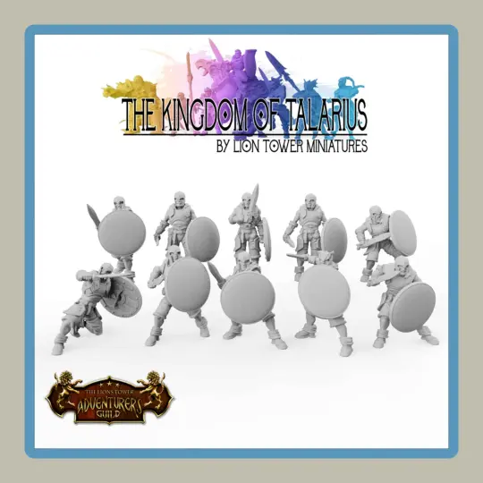 32mm scale kingsguard light infantry