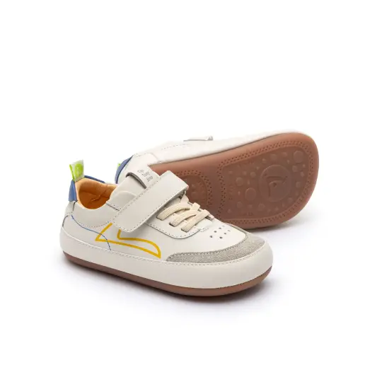 Outline Sneakers - Tapioca / Ivory Suede / Blue Tang (Baby)