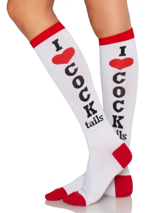 Cocktails Knee High Socks