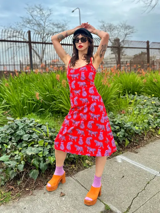 Spaghetti Slip Dress Sondler Cat