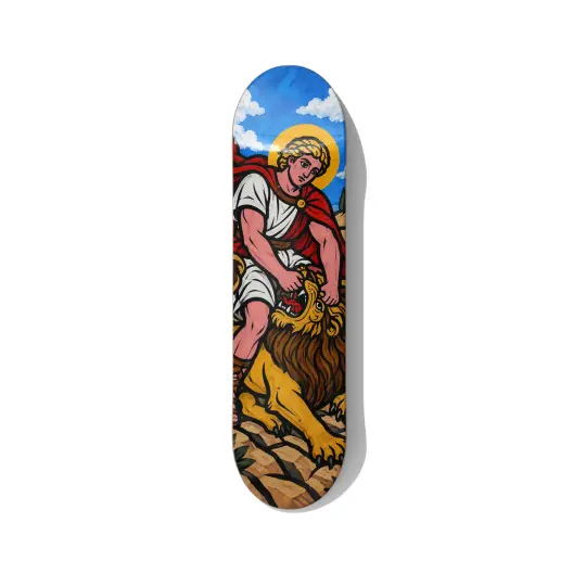 Samson and the Lion – Biblical Series Skateboard Wall Art