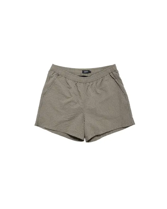 Bather Fossil Seersucker Modern Trunk