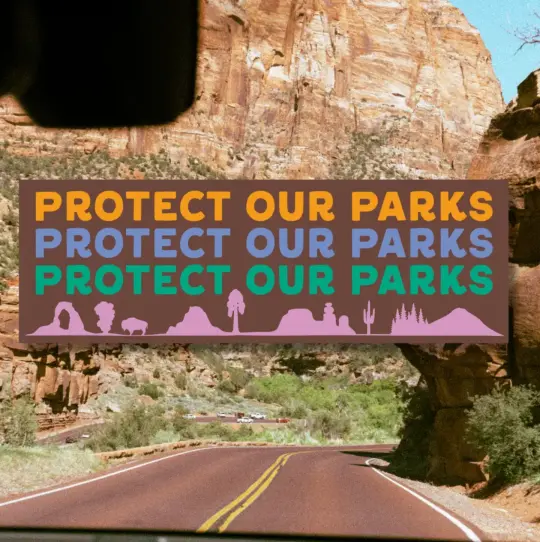 Protect Our Parks Sticker