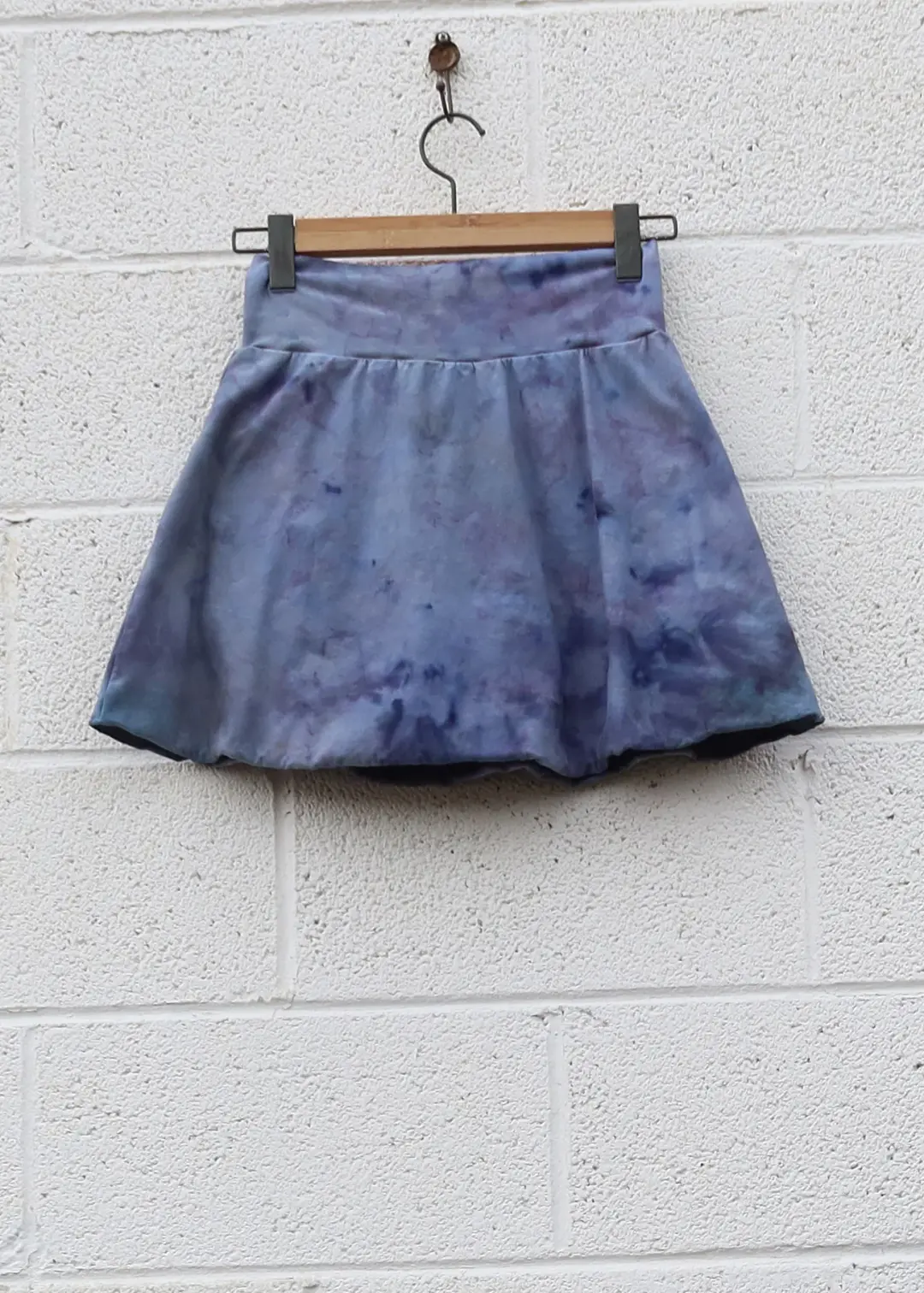 OOAK - Ojai Mini Skirt  / S / Stretch Cotton / Ice Dye (290)