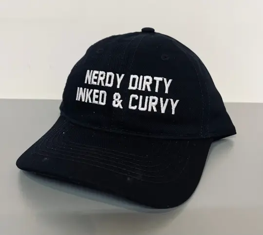Nerdy Dirty Inked & Curvy Embroidered Dad Hat