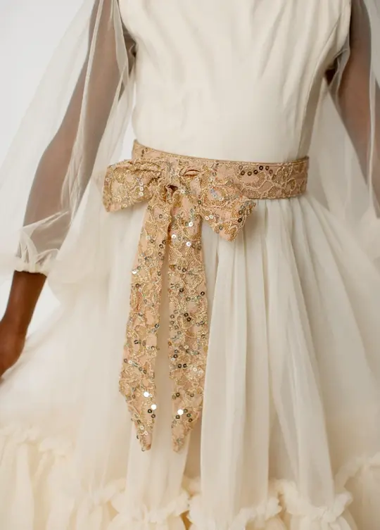 Clea Belt in Blush