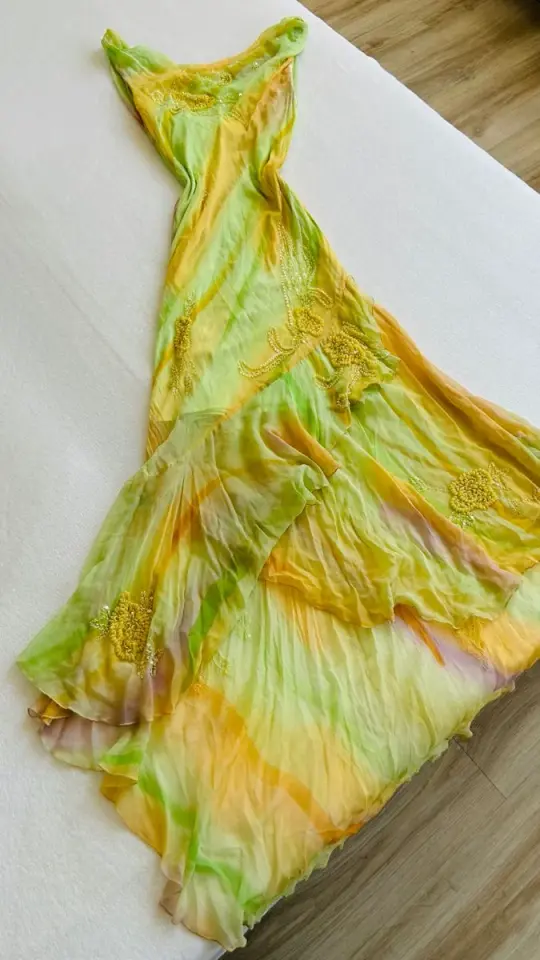 Fresh green elegant long dress suspenders waist irregular skirt prom dress homecoming dress R2961