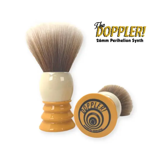The Doppler | 26mm Perihelion Hybrid Synth Brush | New/Retro Shave Tech!