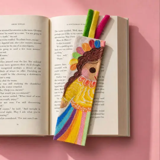 Hand-Painted Muñeca Lele Bookmarks
