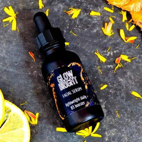 Glow-Bright Facial Serum.