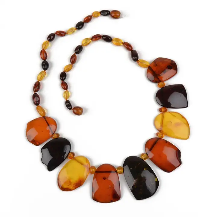Ellegant Amber Collar Necklace