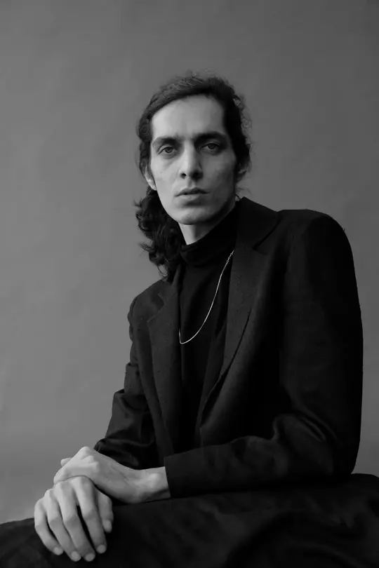 Origin Black Matka Silk Jacket