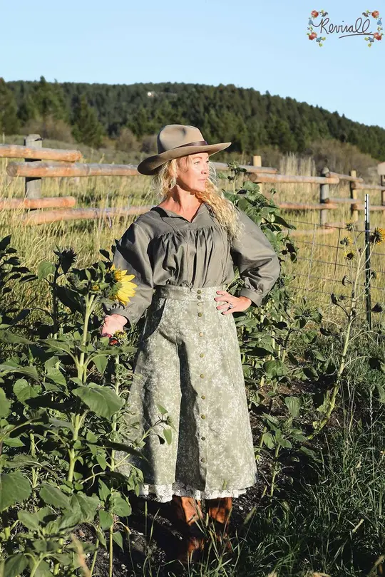 Cotton Prairie Skirt without Ruffle
